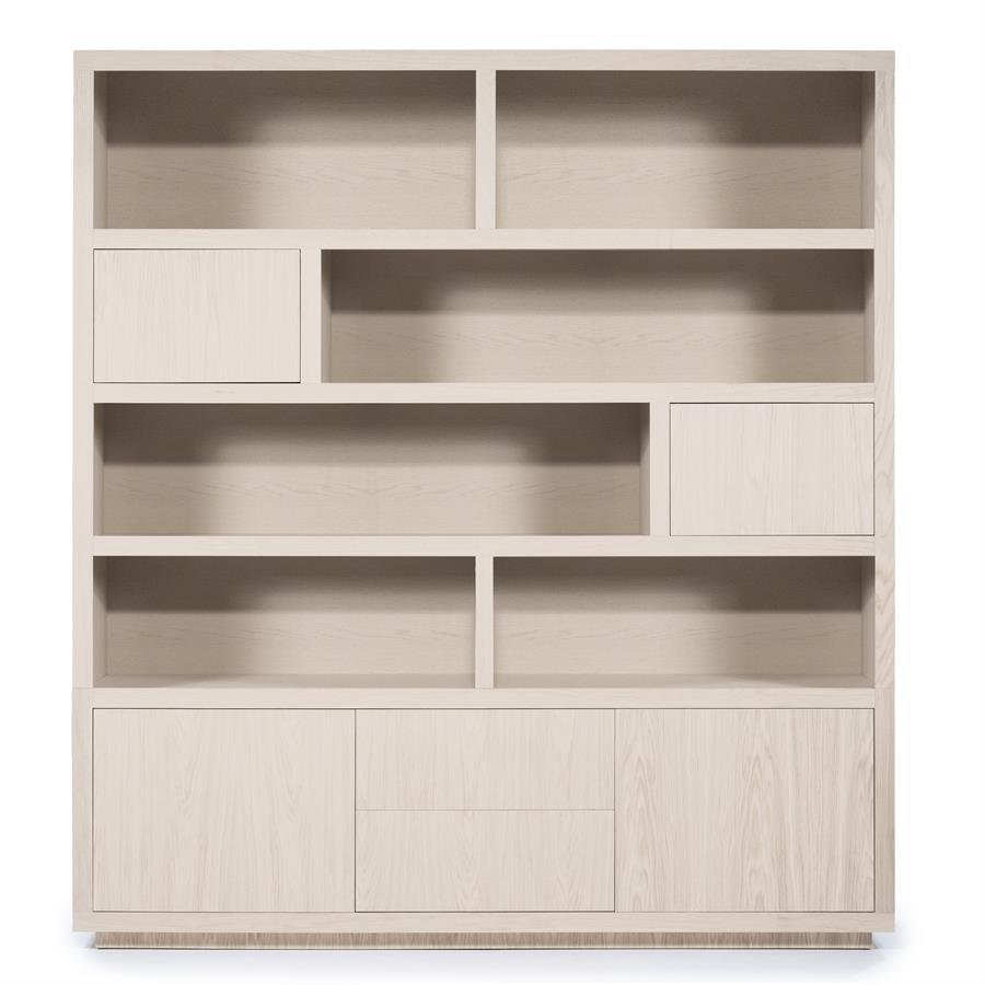 Vakkenkast Helsinki 200x220 cm - Taupe