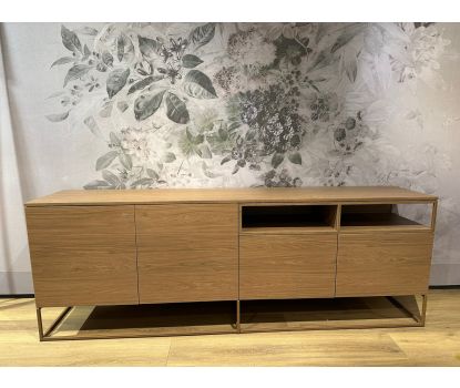 Dressoir 220x78x45 cm met vier deuren en open vakken