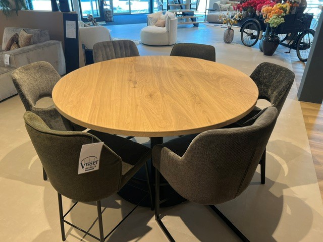 6 Barstoelen + Bartafel compleet set - PMP Furniture