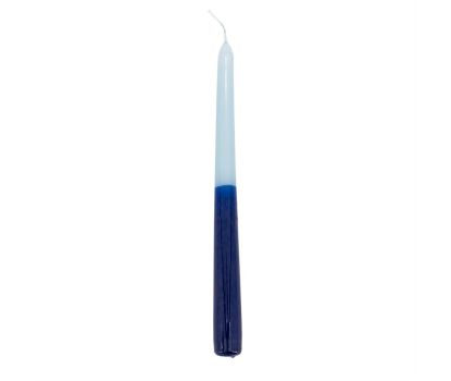 Kaars Grady - Blauw (4 stuks)