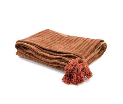 Plaid  Sirun - terracotta