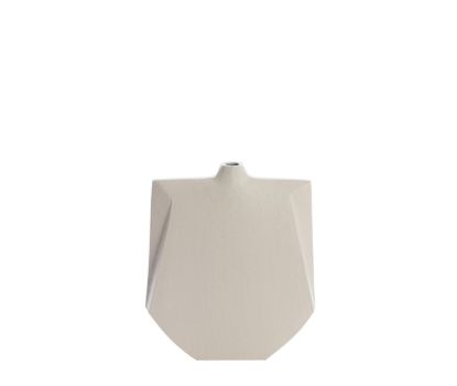 Vaas deco 27,5x7x32,5 cm MAKAHA crème