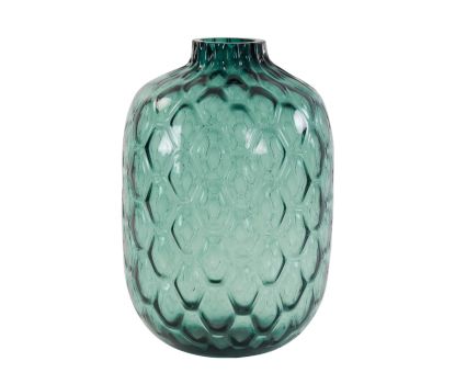 Vaas Ø29x42 cm CARINO glas turquoise