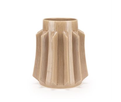 Medoc Vase 25x28 cm - luster taupe