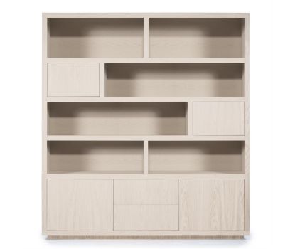 Vakkenkast Helsinki 200x220 cm - Taupe