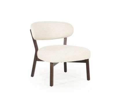 Fauteuil Mikky bruin - Beige