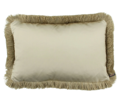 Claudi sierkussen Dafne Gold + Fringe Gold 30x45 cm
