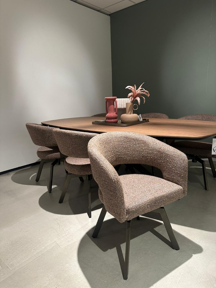 Set van 6 Draaibare Eetkamerstoelen – Van €1740 voor €1300!