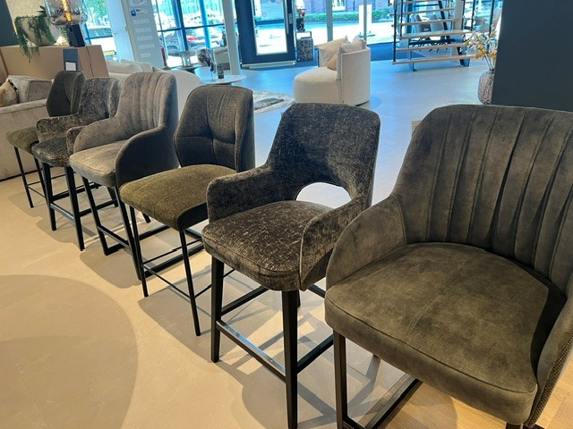 barstoelen groen