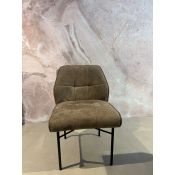 Comfortabele eetkamerstoel - industrieel & elegant