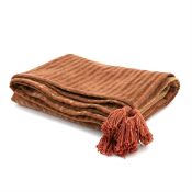 Plaid  Sirun - terracotta