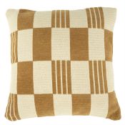 Sierkussen Twist 45x45 cm - mustard