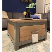 Industriële salontafel/hoektafel