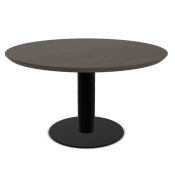 Houten eettafel rond