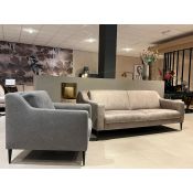 Royale 3 zits bank breed 212 cm met bijpassend fauteuil
