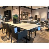 Fenix beige eettafel 260x100 cm