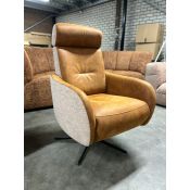 Moderne relaxfauteuil elektrisch + sta-op + accu